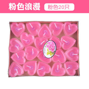 Romantic Heart Shaped Smokeless Jelly Candle for Proposal Dinner Decoration Fragrant Birthday Wedding Party Decoration Props
