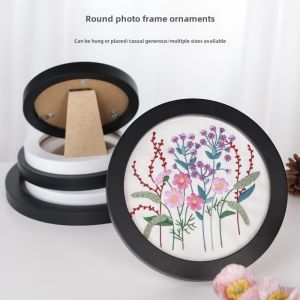 European Style round Minimalist Picture Frame Stand Wall Hanging 5 Inch 6 Inch 7 Inch 8 Inch 10 Inch Photo Washing Album