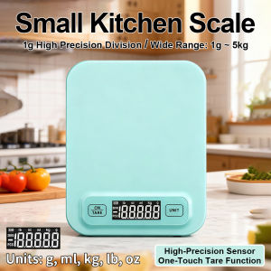 Digital kitchen scale 5kg/1g 10kg/1g LED display small electronic scale for weighing food in the kitchen baking 7 units