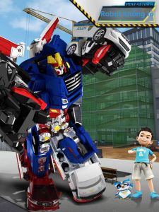 SHENMISHAONIAN | Transformable Car Robot Toy for Boys Complete Set of 4
