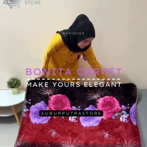 Karpet Bonita 150 x 200 cm VARIAN A Pilih Motif di Varian bahan bagus lembut nyaman