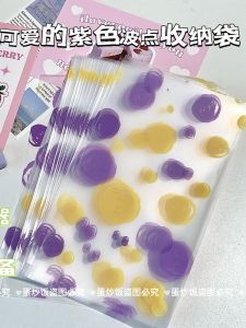 Gift Ziplock Bag Ins Wind Card Packing Bag Polka Dot Dots Flat Packing Bag Postcard Notebook Buggy Bag