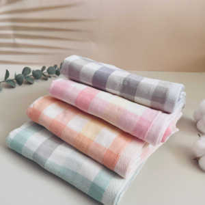 Soft Pure Cotton Rope Towel  Plaid Comfortable Men Women Face Towel Colorful Home Textile from Mainland China Long Staple Cotton
