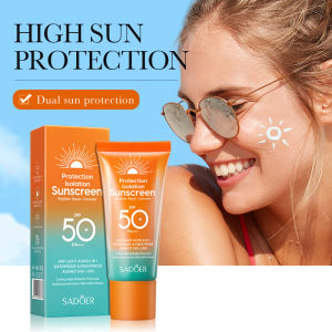 SADOER | Spf 50+ Sunscreen For Face Protector Solar Skincare Dual Tube Multi Effect Pa+++ Facial Sunscreen Solar Blocker
