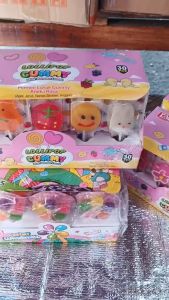 Permen Yupi Mini Windmill Lollipop Gummy - Permen Kipas karakter DSM 1 Box isi 30pcs