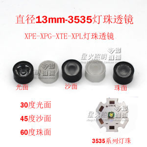 Kính Tụ Sáng LED Cree XPE/XPG/XTE/3535 Cao Cấp 13mm Kính Tập Trung Cho Bóng Đèn Nhà Bếp Phụ Kiện Đèn Trang Trí Gia Đình