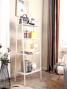 Sunfay Rak Besi Susun Rak Pajangan Minimalis Rak Penyimpanan Rak Besi 5 Tingkat Rak Bunga Rak Buku Rak Ruang Tamu Serbaguna