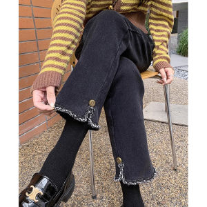 Elegant High-end Versatile Petite Slimming Straight Leg Jeans