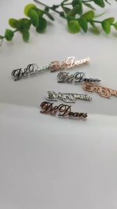 Bros Nama Custom: Variasi Warna & Font Lapis Emas 24k