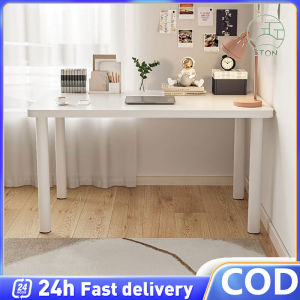 White Study Table Meja Belajar Thickened Computer Table Modern Office Write Dining Table Meja Komputer Notebook table Meja Study 桌子
