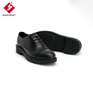 Giày Oxford Classic Da Bò SIGOURNEY Màu Đen SIG-48 Bảo Hành 18 Tháng