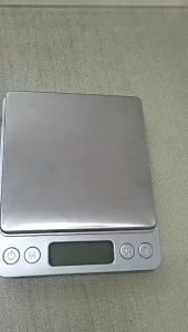 Cân tiểu ly điện tử mini  cân điện tử nhà bếp 3kg tặng kèm khay đựng đồ và 2 viên pin AAA - C2