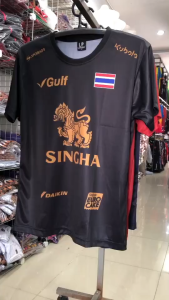 สื้อยืดลาย SINGHA สิงห์ สวยเรียบสะดุดตา แขนสั้น เนื้อผ้าไมโครเกรดมพรีเมี่ยม ทำเสื้อทีมกีฬา ได้ทุกสภาพอากาศ ผลิตโรงงานไทย