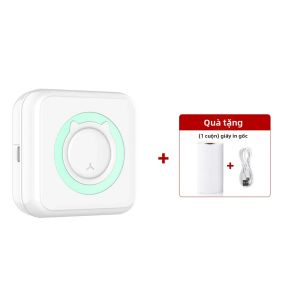 elough | Máy In Nhiệt Bluetooth Không Dây Mini Di Động Elough Máy In Ảnh Bỏ Túi Có Giấy Dán Dính Để In Tạp Chí Và Điện Thoại DIY