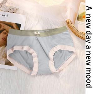 LiShops งานเข้าใหม่ กางเกงในแฟชั่นผู้หญิง แต่งสีที่ขอบเอวและขา สีสวยละมุนตา เนื้อผ้าละมุนใจ ใครอยากได้รีบมาตำเลย ถูกมากก