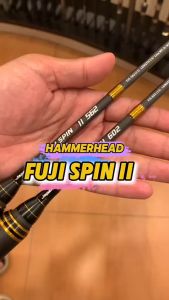 [GRATIS SET KAIL] HAMMERHEAD Joran Pancing Spinning FUJI SPIN II 562 - 602 Hi-Carbon Blank Hollow Carbon Joran Pancing Kolam