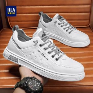 Mens Summer Breathable Thin Slip-On Sports Casual Leather Shoes round Toe Low Heel Rubber Outsole Comfortable Flat Heel