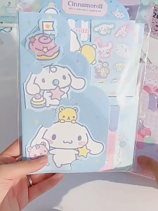 🍇 มาเสิร์ฟให้ดูกันอีกแล้ว ชุดเซ็ต Sanrio Character งานชนช็อป ในชุดมีซองจดหมาย สติ๊กเกอร์ กระดาษฉีก