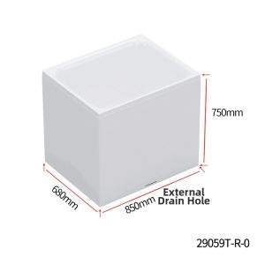 Kohler | Free Standing Corner Deep Soaking Acrylic Bathtub