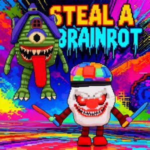 STEAL A BRAINROT Plush Toy Cute House Doll Game Surrounding Cappuccino Clownino Toy Soft Toys for Kids Birthday Gift