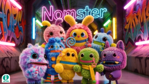 Reesee Nomster Nom Bad Mood Plush Pendant Blind Box - Big Mouth Monster Sound Doll