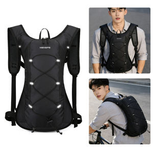 MENSPE Cycling Backpack With 2L Water Pocket Outdoor Anti Splash Bicycle Riding Water Bag Hiking Backpack Riding Backpack Ultralight Bicycle Backpack Outdoor Water-repellent Bicycle Riding Water Bag