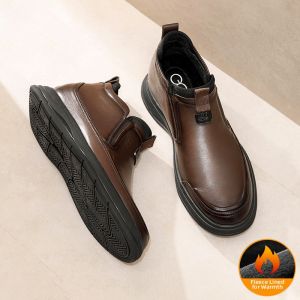 GOG | Height Increasing Warm Leather Shoes for Men