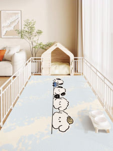 Thảm Lót Hàng Rào Thú Cưng Bằng Nhựa Pvc Chống Nước Chống Nước Chống Trượt Thảm Chó Mèo Dễ Dàng Làm Sạch Tối Giản Hiện Đại Da Thảm Lót Chân Tại Nhà