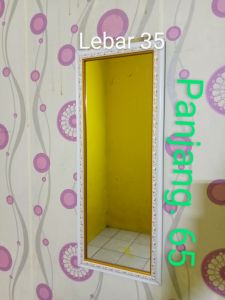 cermin gantung ukuran 35x65