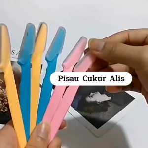 Cukur Alis Isi 3 Pcs Peralatan Kecantikan Wanita Praktis Tajam Awet Ringan Anti Karat
