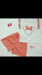 Daigo Desi Hitam Setelan Baju Anak Perempuan  1 2  3 4 5 tahun spandex motif kotak style korea lucu