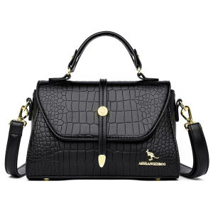 2024 Brand Crocodile Leather Crossbody Bags for Women Female Shoulder Messenger Sac Luxury Designer Ladies Handbags and Purses