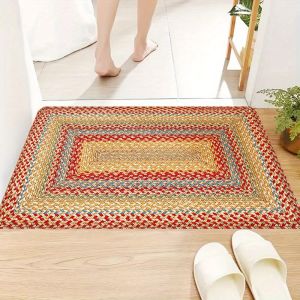 VIKAMA BOHO Hình Học Nhiều Màu Thảm Nhà Bếp Chống Trơn Trượt Cửa Phòng Tắm Phòng Ngủ Sàn Trang Trí Nhà Trong Nhà Thảm Dành Cho Người Lớn