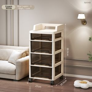JIAJIESHI | Multi-purpose Home Floor Rack Drawer Type Layers Storage