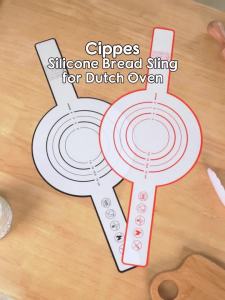Silicone Bread Sling for Dutch Oven Reusable Baking Mat with Long Handles Non-Stick Sheet Liners for Transferable Dough Pastry