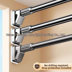 Telescopic Invisible Drying Rod Bathroom Laundry Hanger
