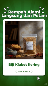 Biji Klabet Pilih Varian 1 kg / 500 gram / 100 gram