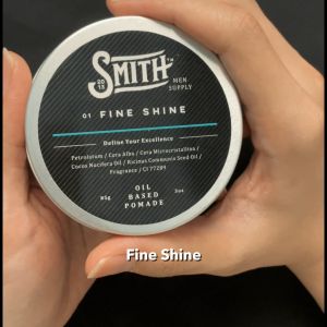 SMITH - [ BUNDLING ] Fine Shine Hair Pomade Oil Based + Pocket Hair Comb / Sisir