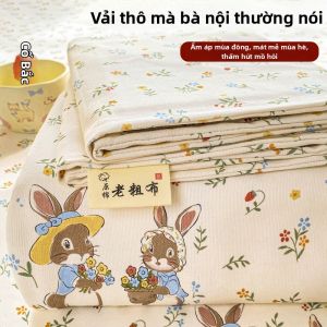 MANSHIAN | Bộ Drap Giường Hình Hoạt Hình Dễ Thương Cho Ký Túc Xá