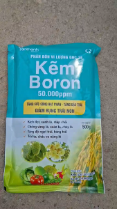 [TRUNG THIEN THINH] Kẽm Boron 50.000ppm Gói 500g Giúp dưỡng Hoa Tăng Tỷ Lệ Đậu Trái Giúp Cây Khỏe Mạnh