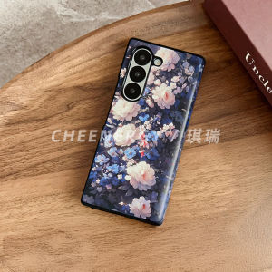 Original Cheenergy Jasmine Samsung ZFold6 Phone Case Vintage Flip Cover Protective Strap Womens Style Silk Scarf Handbag