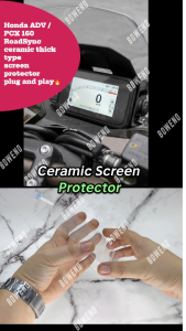 Honda PCX160/ADV160 Roadsync Ceramic Film Screen Protector Thick Type-Clear Anti-Scratch KinehoraShop