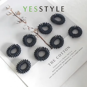 Yesstyle Ikat Rambut Kabel Spiral Doff Kunciran Rambut Polos Aksesoris Rambut