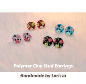 Polymer Clay / Ear Stud / Handmade by Larissa (Earrings) 手工软陶耳环 / 耳钉