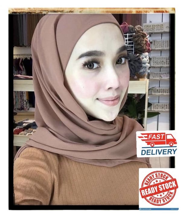 instant shawl with inner