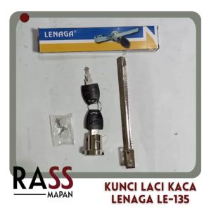 2pcs Kunci Laci Kaca Gergaji Lenaga LE-135 Huben 140