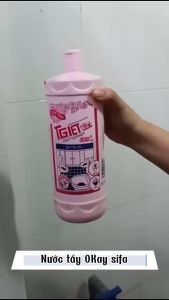 Nước Tẩy Bồn Cầu Tẩy Nhà Tắm Toilet Đa Năng TGSA Super Cleaner Pink 960ml Cao Cấp Tẩy Sạch Mọi Vết Bẩn