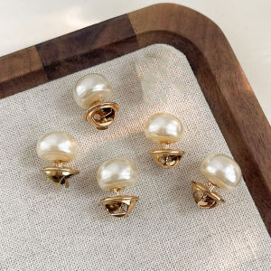 เข็มกลัดแฟชั่นสำหรับผู้หญิงเข็มกลัดการ์ตูนไข่มุกวงกลม5ชิ้น/เซ็ตสำหรับเครื่องประดับผู้หญิง