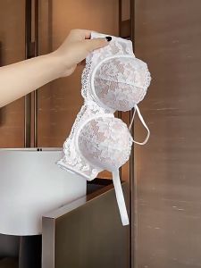 มาใหม่ ชุดชั้นในลูกไม้ ดันทรง ลูกไม้เซ็กซี่ บราเกาะอก สายถอดได้ สวมใส่สบาย สําหรับผู้หญิง NY058