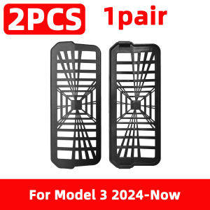 PINMOAP Rear Floor Air Outlet Covers Suitable For Tesla Model 3 Model Y Juniper Under Seat Vent Protector Anti Debris Trim Set